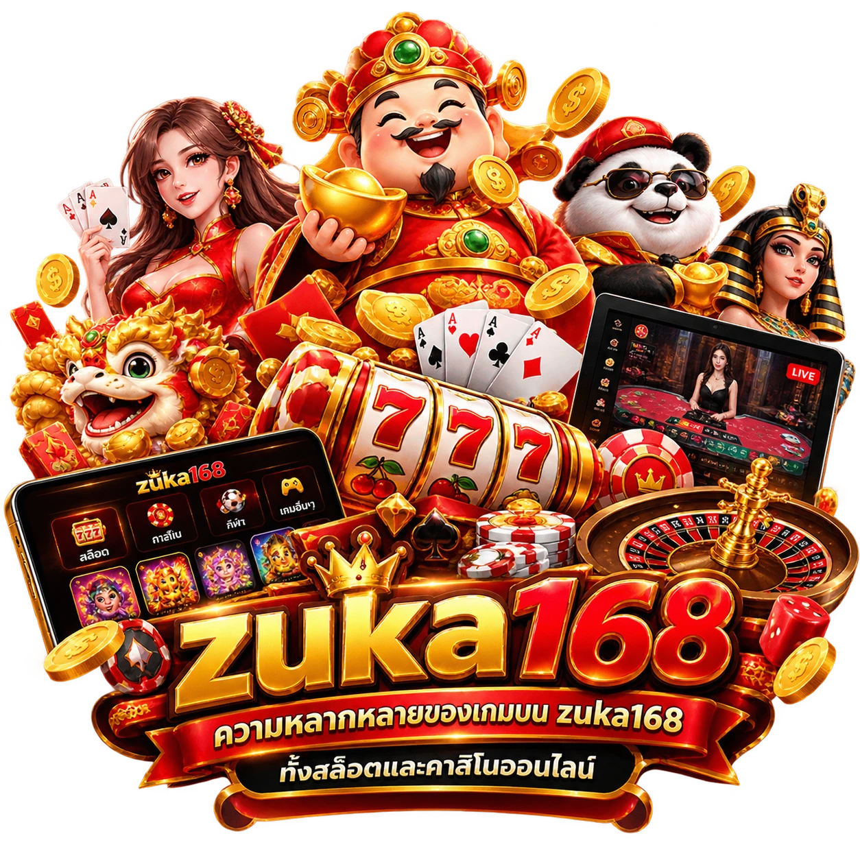 ความหลากหลายของเกมบนzuka168 ทั้งสล็อตและคาสิโนออนไลน์